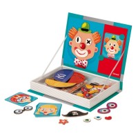 Магнитная книга "Смешное лицо" Janod