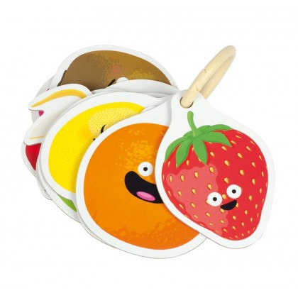 Игра "Угадай фрукты" с ароматизированными карточками Janod