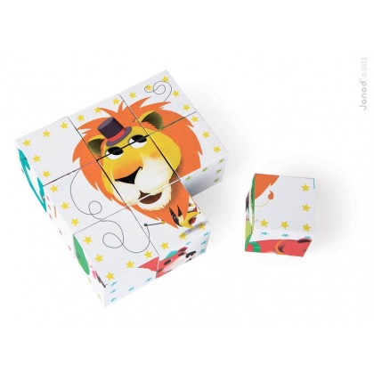 Кубики "Цирковые животные" Janod