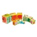 Пирамидка кубики "Времена года" Janod