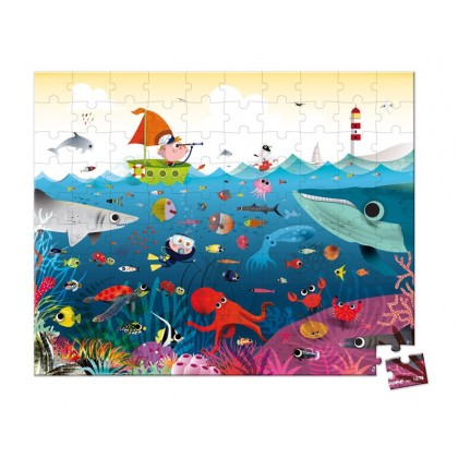 Пазл 100 эл. "Подводный мир" Janod