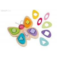 Пирамидка-сортер "Бабочка" Janod