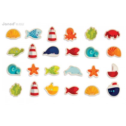 Магниты "Океан", 24 шт. Janod