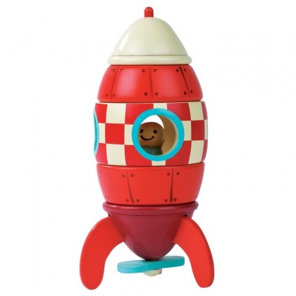 Конструктор магнитный "Ракета" Janod