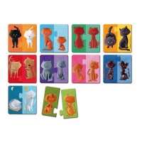 Игра-пазл на сравнение "Кошки" Janod