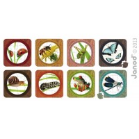 Пазл двухсторонний "Насекомые", 16-20-24-30 эл. Janod