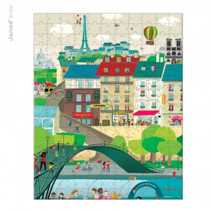 Пазл 3 в 1 "Париж", 198 эл. Janod