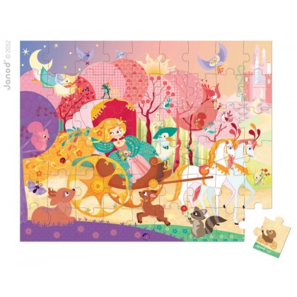 Пазл 54 эл. "Принцесса в карете" Janod