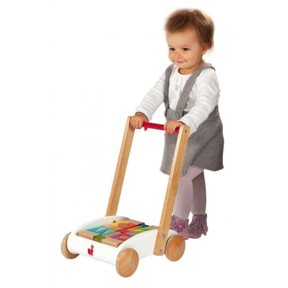 Тележка-каталка "Геометрические блоки" Janod