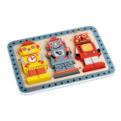 Пазл "Роботы" Janod