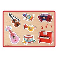 Пазл музыкальный "Флейрус музыкальные инструменты" Janod