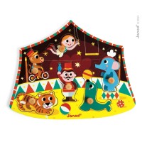 Пазл фигурный "В цирке" Janod