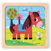 Пазл "Лошадка Торнадо", 9 эл. Janod