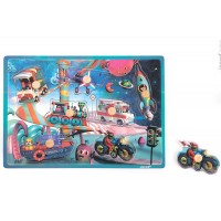 Пазл музыкальный 'Спасательная миссиия' Janod