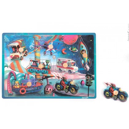 Пазл музыкальный 'Спасательная миссиия' Janod