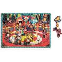 Пазл музыкальный "В цирке" Janod