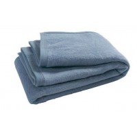 Байковый плед Jollein 75х100 см, цвет темно-голубой