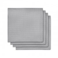 Комплект бамбуковых пеленок 70 х70 см, цвет серый, 4 шт