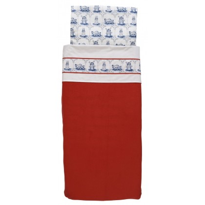 Комплект: простыня 120х150 см и наволочка 40х60 см, расцветка Датч Jollein