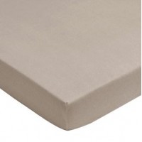 Махровая простыня на резинке Jollein 60х120 см, цвет песочный