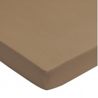 Махровая простыня на резинке Jollein 75х150 см, цвет тауп