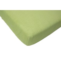 Махровая простыня на резинке Jollein 60х120 см, цвет лайм