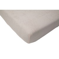 Махровая простыня на резинке Jollein 60х120 см, цвет светло-розовый