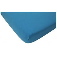 Махровая простыня на резинке Jollein 75х150 см, цвет бирюзовый