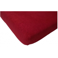 Махровая простыня на резинке Jollein 75х150 см, цвет фуксия