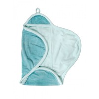 Флисовое одеяло-конверт на липучке Jollein, цвет нефритовый