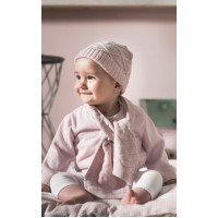 Шапочка для новорожденного Jollein, цвет Винтажный розовый