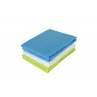 Комплект многоцелевых пеленок Jollein Лайм/аква/белый 70х70 см, 6 шт (муслин) 