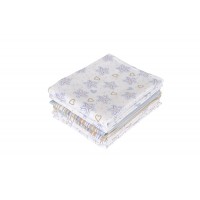 Комплект многоцелевых пеленок Jollein Star boy 70х70 см, 6 шт (муслин)