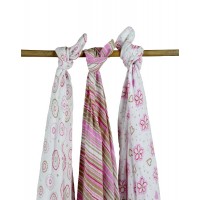 Комплект муслиновых пеленок Jollein 115х115 см Flower Girl, 3 шт