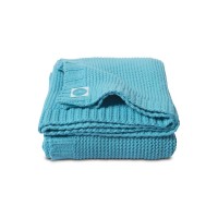 Вязаный плед Jollein Chunky Knit 100х150 см, цвет бирюзовый