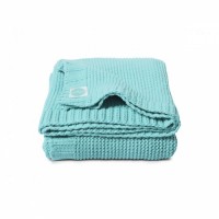 Вязаный плед Jollein Chunky Knit 100х150 см, цвет нефритовый