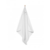 Махровое полотенце с капюшоном Jollein 80х80 см, цвет белый