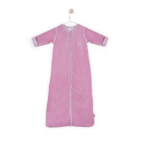 Флисовый спальный мешок Jollein со съемными рукавами, 110 см, цвет розовый