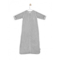 Флисовый спальный мешок Jollein со съемными рукавами, 90 см, цвет серый