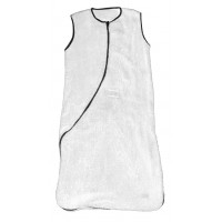 Махровый спальный мешок Jollein 110 см, цвет белый/серый