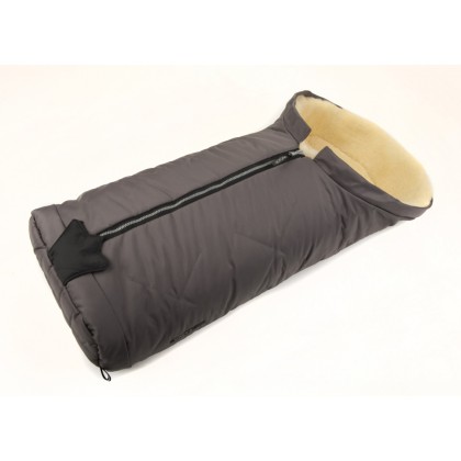 Конверт меховой Kaiser IGLU Anthrazit на 1 молнии