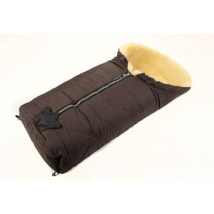 Конверт меховой Kaiser IGLU Brown на 1 молнии