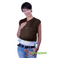 Трикотажный слинг-шарф "Кенгуруша" Style, цвет кофе