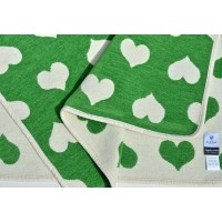 Одеяло-плед  Klippan AMORE 70х90 см цвет сочный зеленый