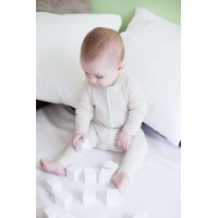 Комбинезон-поддева детский из шерсти мериноса KoCoi, натур