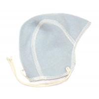 Чепчик из шерсти мериноса Lana Care Голубой