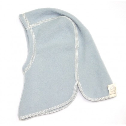 Шапка-шлем из шерсти мериноса Lana Care, цвет голубой