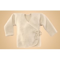 Свитер на завязках из шерсти мериноса Lana Care Белый