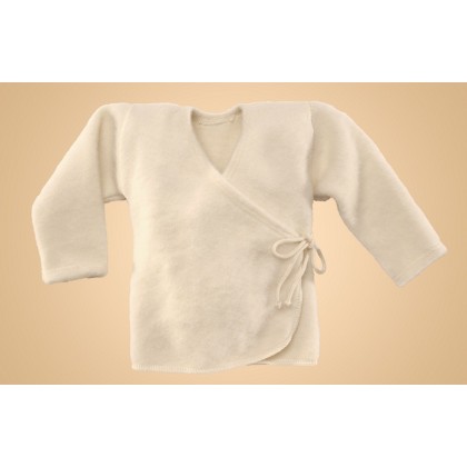 Свитер на завязках из шерсти мериноса Lana Care Белый