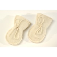 Рукавички из шерсти мериноса Lana Care Белые